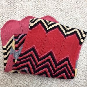 Nordstrom Accessories - Cashmere scarf zig zag knit multi color Nordstrom Accessories - Cashmere scarf zig zag knit multi color